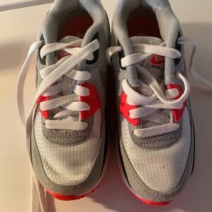 Nike Kids Air Maxes  - White, Orange/Red, Black, gray